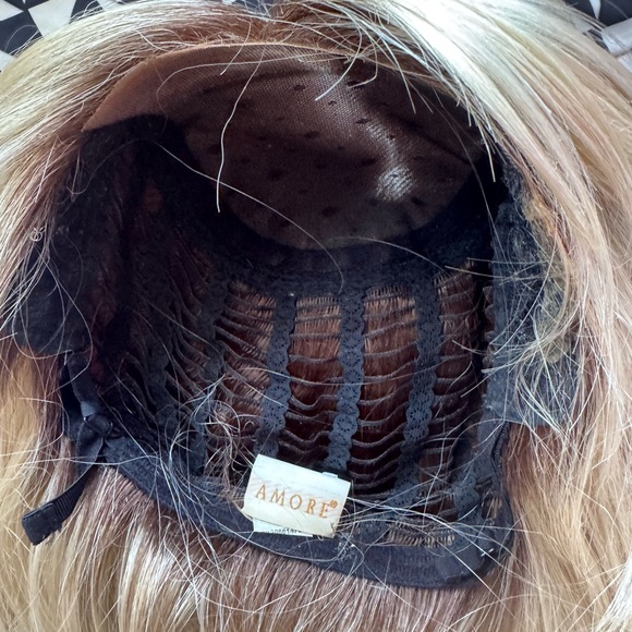 Blonde lace front Arden Monofilament Top Synthetic Wig by Amore - Picture 6 of 6